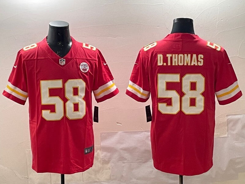 Kansas City Chiefs #58 Derrick Thomas Chiefs V2