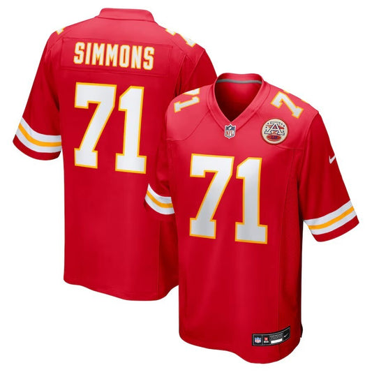 Kansas City Chiefs #71 Josh Simmons Style 2