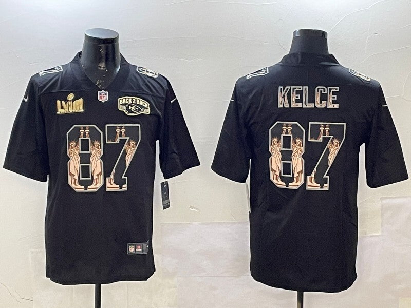 Kansas City Chiefs #87 Travis Kelce Chiefs Adult Style 6