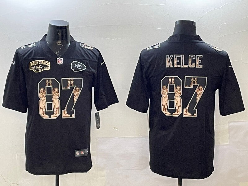 Kansas City Chiefs #87 Travis Kelce Chiefs Adult Style 8