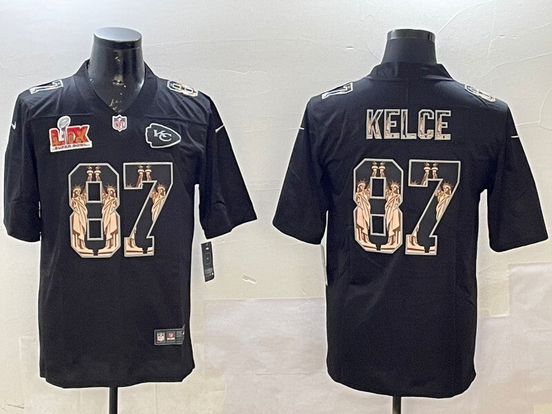 Kansas City Chiefs #87 Travis Kelce Chiefs Adult Style 9