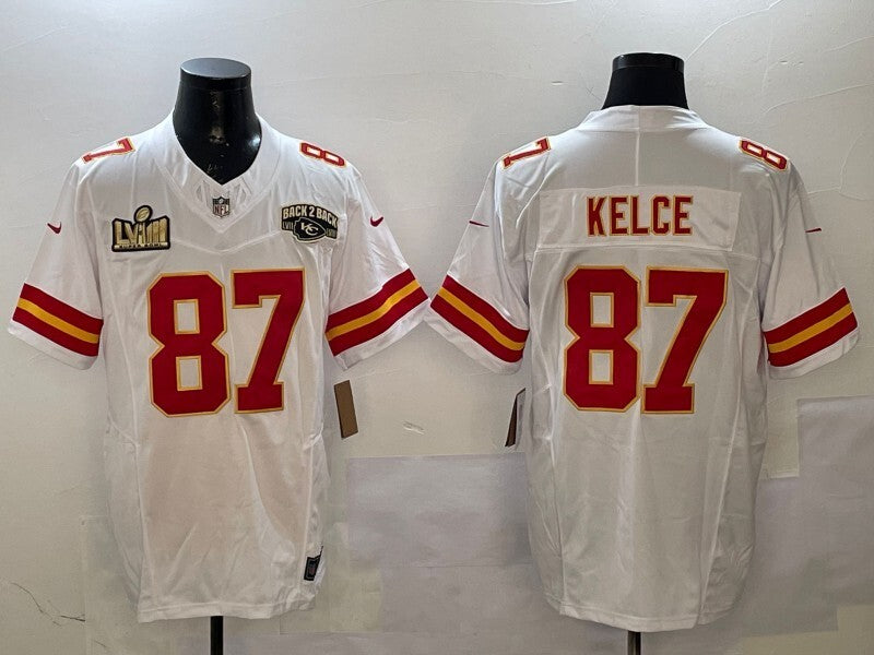 Kansas City Chiefs #87 Travis Kelce Chiefs V3 Style 1