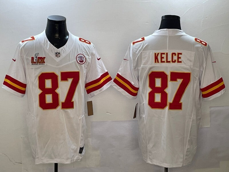 Kansas City Chiefs #87 Travis Kelce Chiefs V3 Style 4