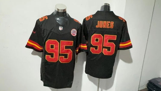 Kansas City Chiefs #95 Chris Jones Style 1