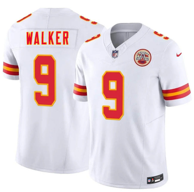 Kansas City Chiefs #9 Kenneth Walker III White 2026 F.U.S.E. Vapor Untouchable