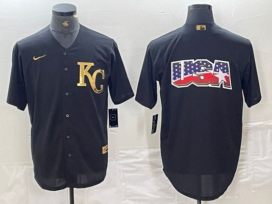 Kansas City Royals Black Gold 4 Edition Style 3
