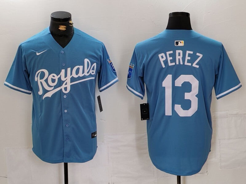 Kansas City Royals #13 Salvador Perez Fan Edition Style 9
