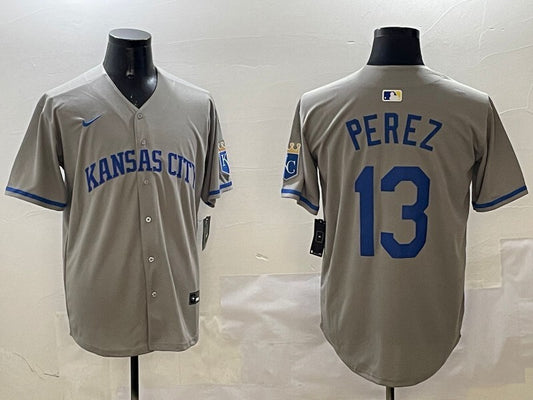 Kansas City Royals #13 Salvador Perez Royals Adult