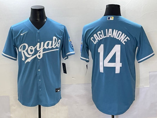 Kansas City Royals #14 Jac Caglianone Royals Adult Style 2