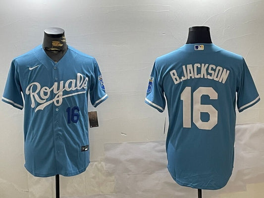 Kansas City Royals #16 Bo Jackson Fan Edition Style 6