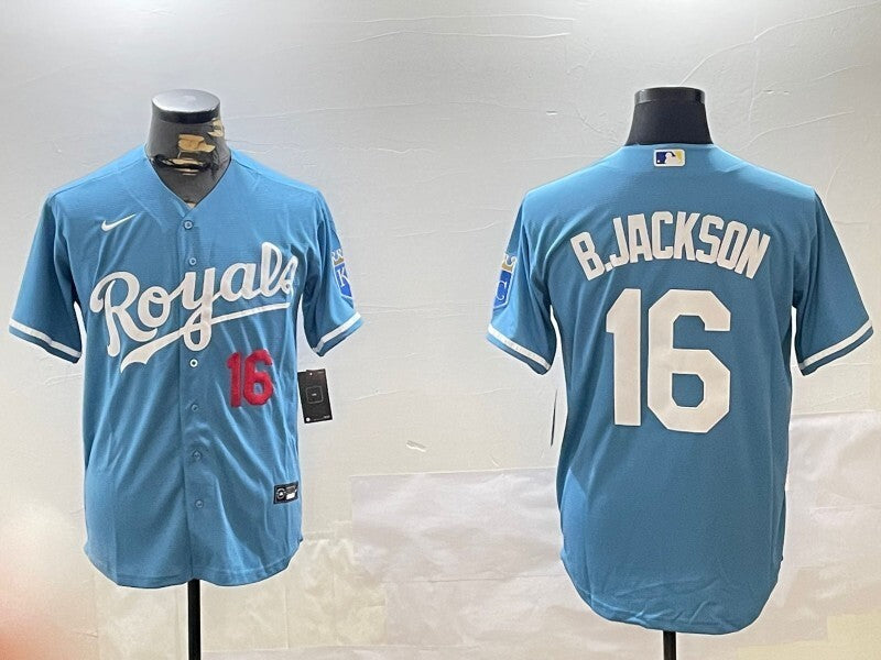 Kansas City Royals #16 Bo Jackson Fan Edition Style 7
