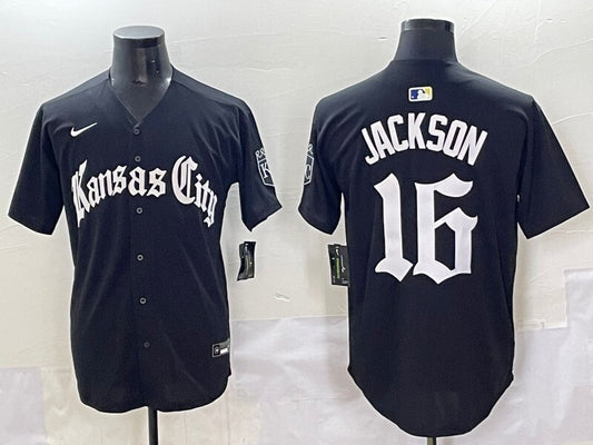 Kansas City Royals #16 Bo Jackson Royals 5 Collaboration Style 2