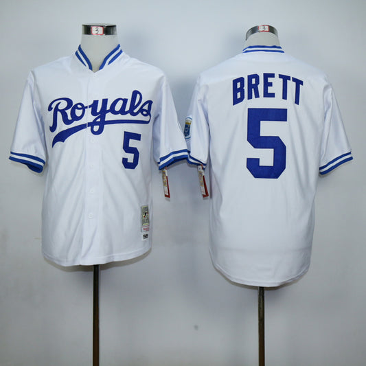 Kansas City Royals #5 Royals 5 White 1989 Retro