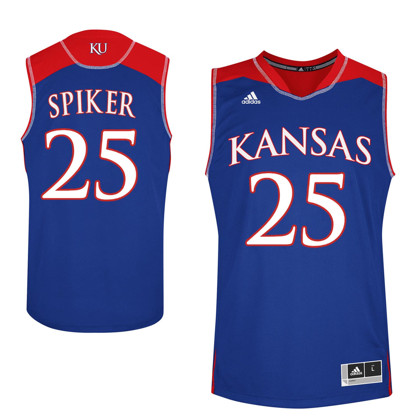 Kansas Jayhawks SPIKER 25 Blue