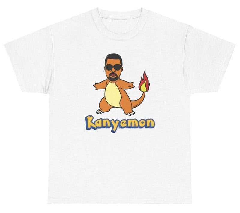 Kanyemon Tee Showcasing Cute Meme Style Hoodie, Sweatshirt | InkThreadWorks.com