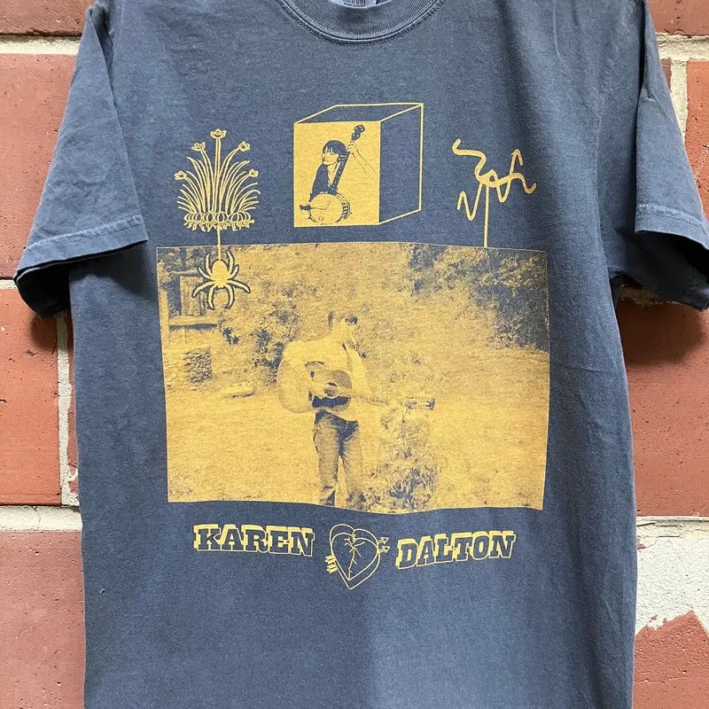 Karen Dalton fan art T-shirt, Gift For Her Hoodie, Sweatshirt | InkThreadWorks.com