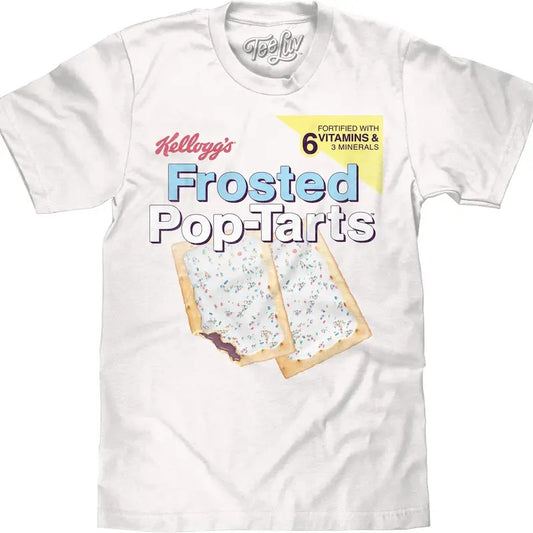 Kellogg's Frosted Pop Tarts T-Shirt - White Hoodie, Sweatshirt | InkThreadWorks.com