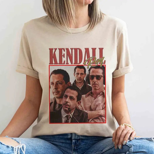 Kendall Roy Vintage Washed T-Shirt, Kendall Roy Graphic Unisex Shirt, Actor Bootleg Retro 90's Tee Gift For Her