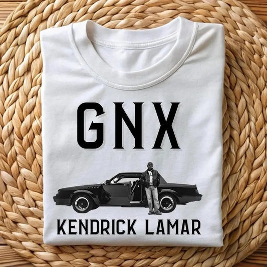 Kendrick Lamar GNX T-shirt, Hip Hop Album California Tee, Kdot Lamar GNX Tee For Fans Hoodie, Sweatshirt | InkThreadWorks.com