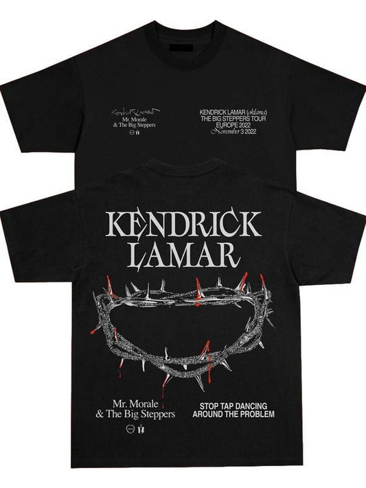 Kendrick Lamar Hiphop Graphic 2 side Tee shirt