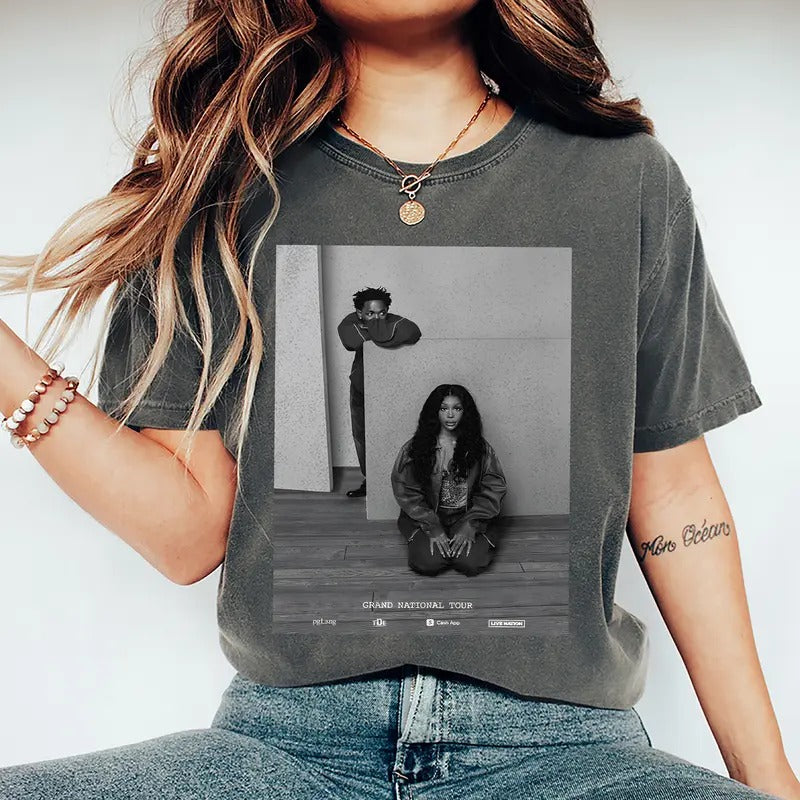 Kendrick Lamar SZA Grand National Tour Merch 2024 Shirt, KENDRICK, SZA, Memorabilia Hip Hop Rap, GNX Album Merch For Fan