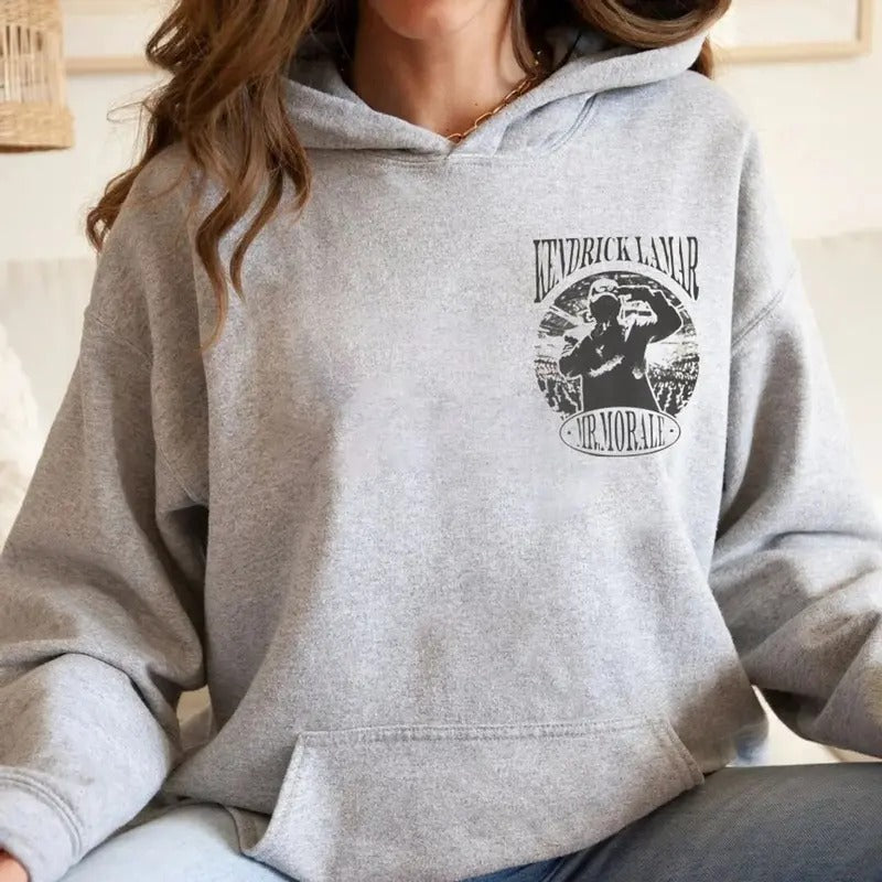 Kendrick Lamar T Shirt, Vintage Rap Tee, Hip Hop J Cole Drake Concert Tour Merch, Y2k Tupac Kanye Playboi Carti Big Face Graphic, Unisex Sweater Pullover Tee