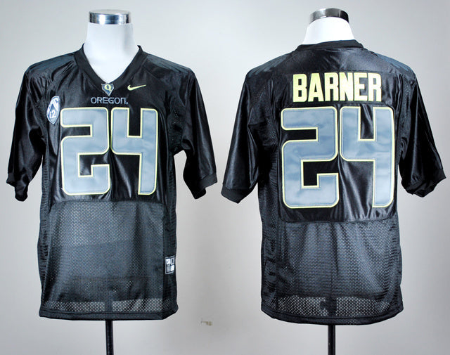 Kenjon Barner 24 Black Battle Edition Pac-12 Logo