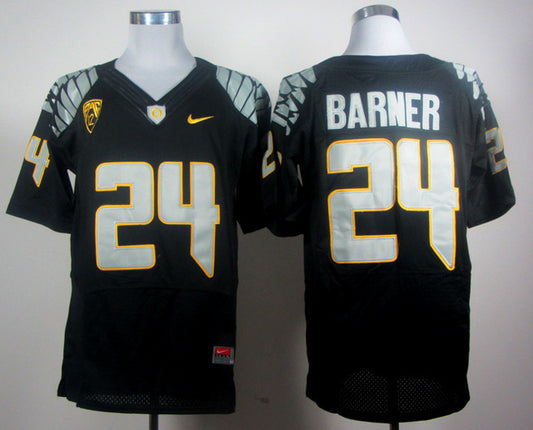 Kenjon Barner 24 Black Elite Jersey