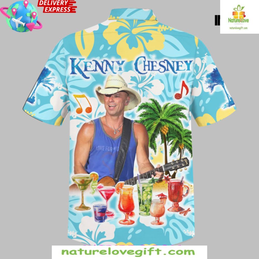 Kenny Chesney Hawaiian Shirt Cocktail Beach Style