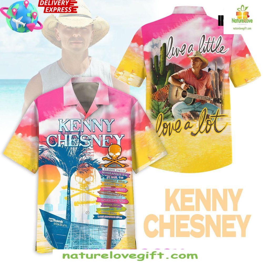 Kenny Chesney Hawaiian Shirt Summer Tropical Print