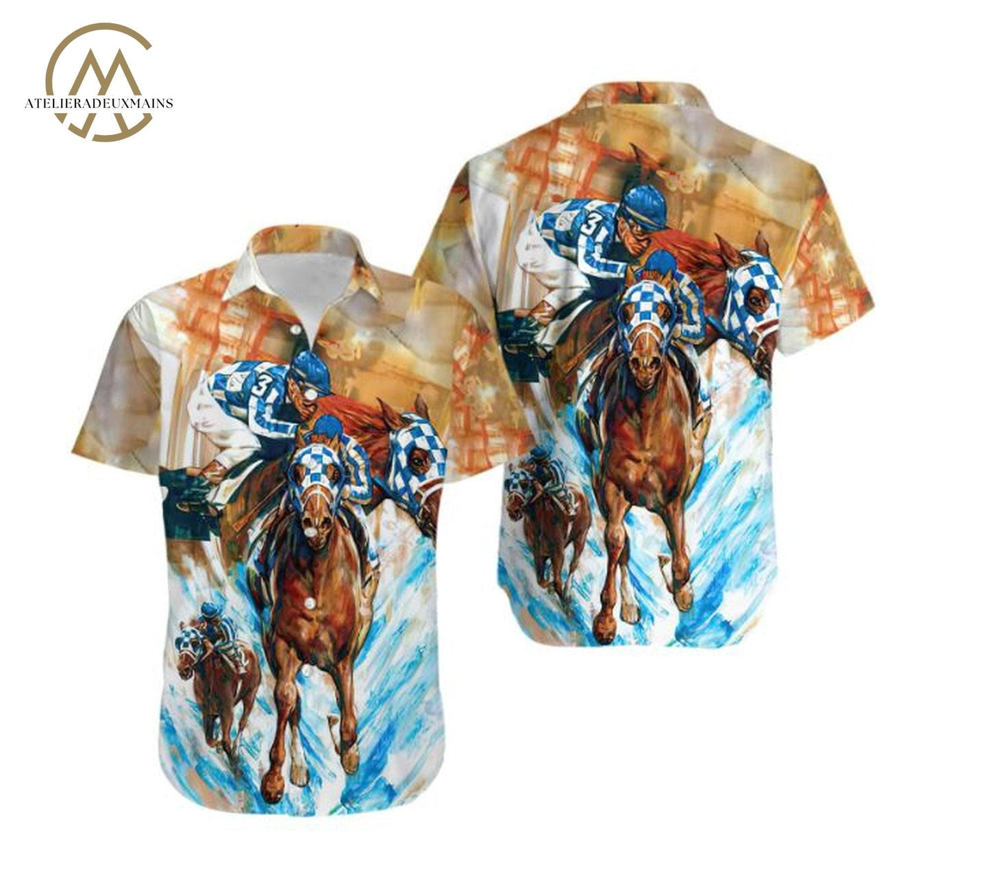 Kentucky derby horse racing hawaiian shirt gift for family and friend 2710223