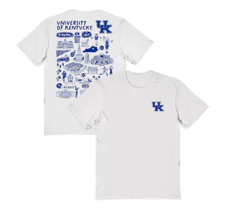 Kentucky Wildcats Impressions Artwork Relaxed Fit T-Shirt Sweatshirt Hoodie, Kentucky Wildcats | InkThreadWorks.com