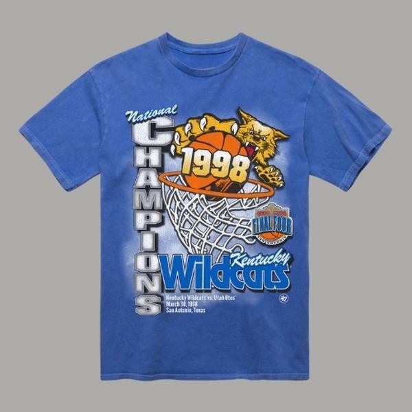 Kentucky Wildcats Locker '47 Vintage Tubular Tee, Classic College Sports Shirt, Retro Kentucky Wildcats Apparel, Premium College Team Shirt, Authentic Kentucky Gear