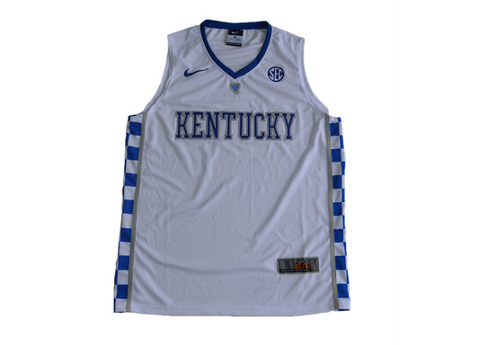 Kentucky Basketball White Front