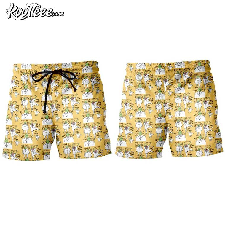 Kermit Singing Once In A Lifetime Hawaiian Shirt And Shorts