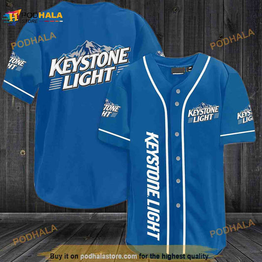 Keystone Light 3D Baseball Jersey