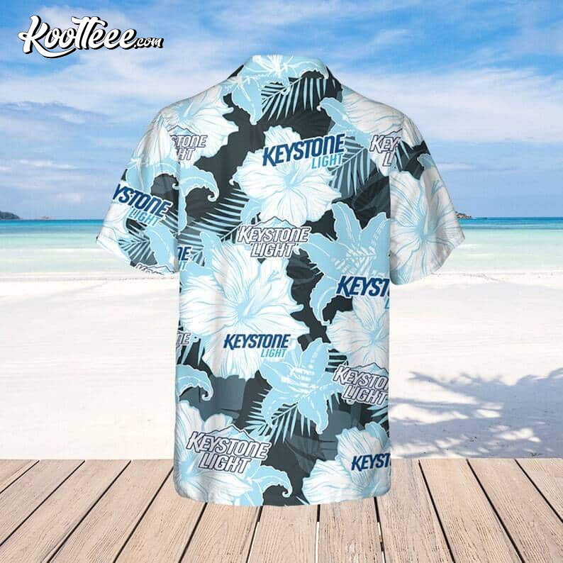 Keystone Light Beer Beach Gift For Him Hawaiian Shirt