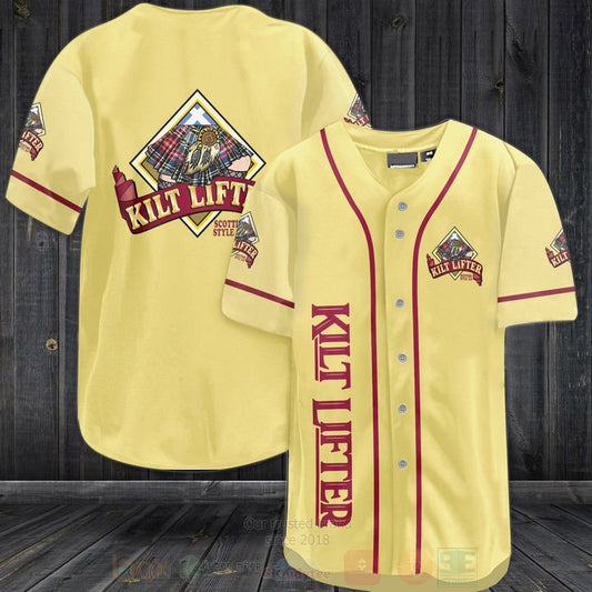 FASHION Kilt Lifter Baseball Jerseys Botton Shirt