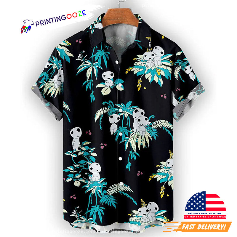 Kodama From Princess Mononoke Ghibli Hawaiian Shirt