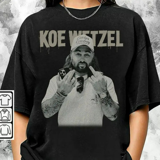 Koe Shirt, Wetzel Vintage Music Shirt Cotton Fabric Top Hoodie, Sweatshirt | InkThreadWorks.com