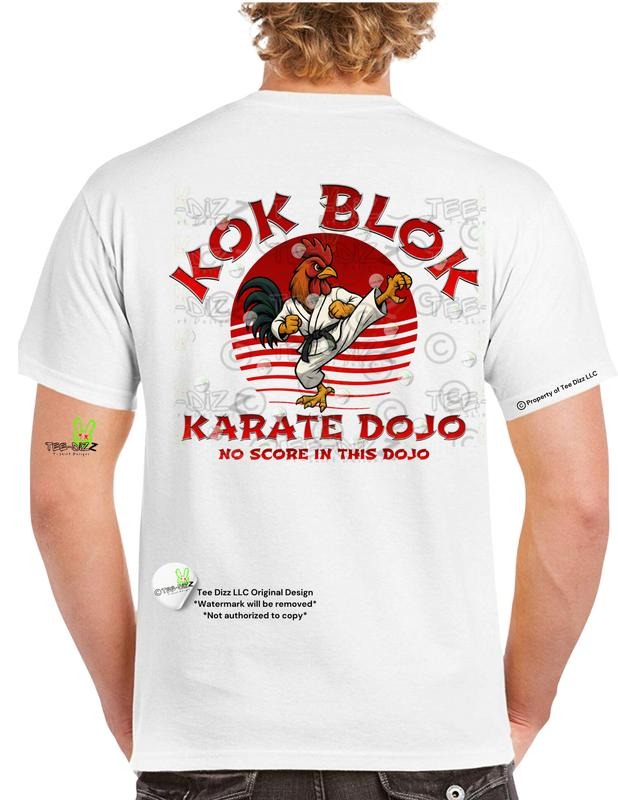 Kok Blok Karate Dojo - Men's funny graphic T-shirt