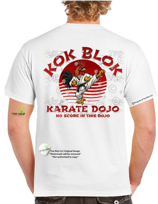 Kok Blok Karate Dojo - Men's funny graphic T-shirt
