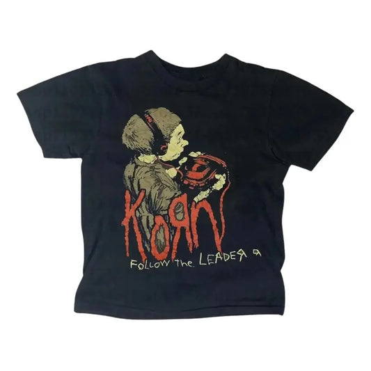 Korn Baby Tee, Vintage Graphic Tee, Clothes 2000s, Y2k Top Women Streetwear, Emo Girl Tops, Grunge 2000s, Women's Vintage T-Shirt, Gift For Her, Punk Style, Grunge Baby Tees