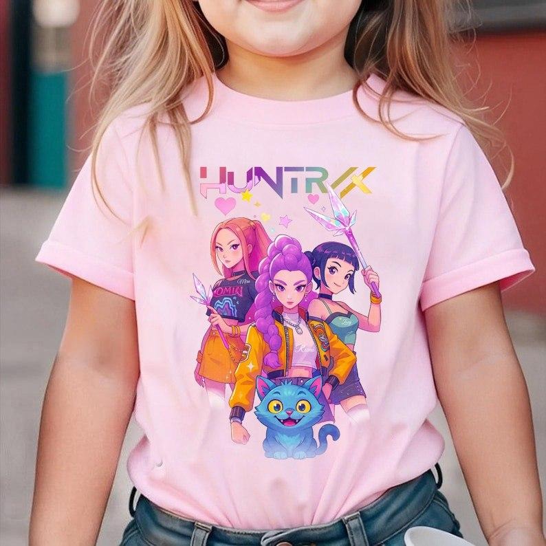 Kpop Huntrix Shirt, Demon Hunters Shirt, Saja Girls Shirt, Derpy Tiger, Huntrix Merch, Anime Lover Gift, Saja Boys Kpop Fan Art