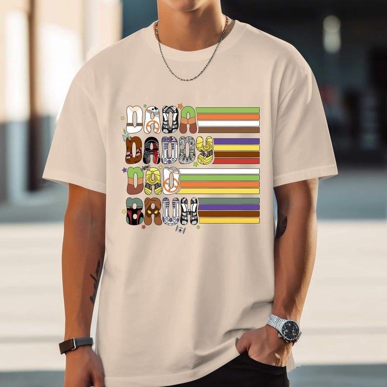 Krystle Dizon Dada Daddy Dad Bruh T-shirt, Gift For Dad, Unisex Graphic Tee, Smooth Fabric, Comfy Everyday Fit