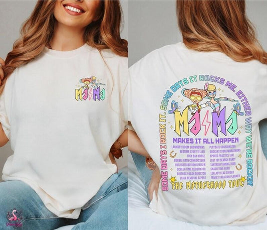 Krystle Dizon T0y St0ry The Motherhood Tour T-shirt, Mama Rock Tour Sweatshirt, Gifts For Mom, Unisex Graphic Tee, Smooth Fabric, Comfy Everyday Fit