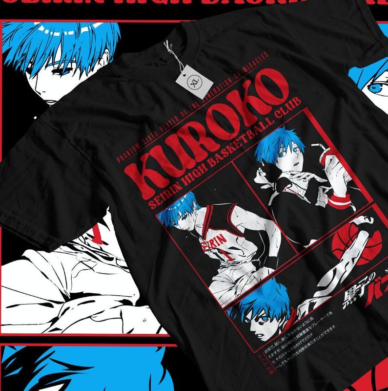 Kuroko no basketball T-Shirt S-4XL Ryota Kise Daiki Aomine anime Gift Shirt Tshirt S-4XL