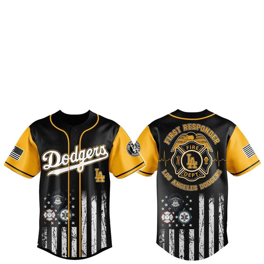 LA Dodgers First Responders 2025 Baseball Jersey Jogger Hat - Grishko.com