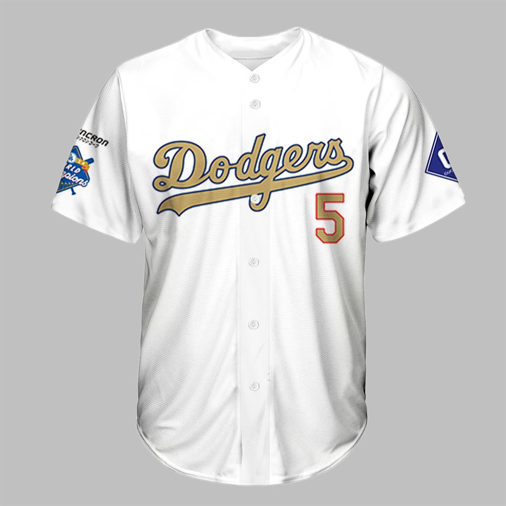 LA Dodgers Gold Player Jerseys Giveaway 2025 - Grishko.com