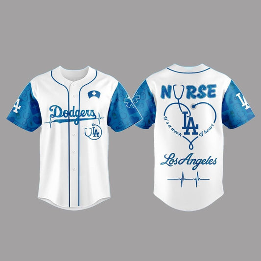 LA Dodgers Nurses Night Jersey 2025 - Grishko.com